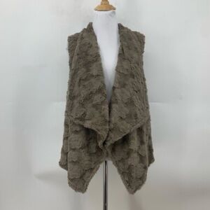 Elevenses Brown Textured Vest